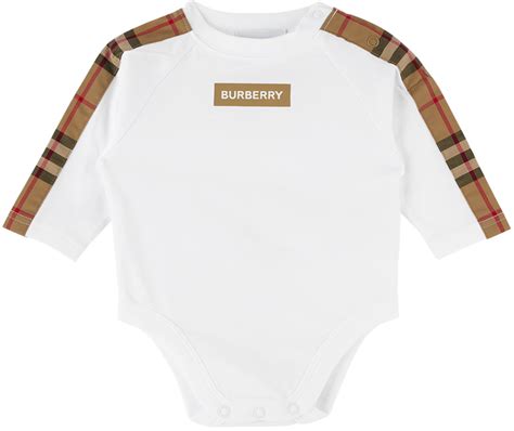 baby boy burberry top|Burberry baby bodysuit.